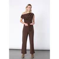 Sisters point Nasa-ju - Dames jumpsuit - D. Chocolate - Maat S