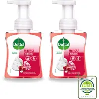 Dettol 2 x - Foam Handzeep - Rozen & Kersenbloesem - Zacht Mouse - 250 ml - Grootverpakking - Vaatwasstrips - Handzeep - Antibacterie - Schuimhandzeep - Hygiëne - Handen Reinigen