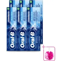 Oral-B 6 x - 3D White Arctic Fresh - Tandpasta - Whitening - Frisse Adem - 75 ml - Bulkverpakking - Tandpasta - Douchemop - Witte tanden