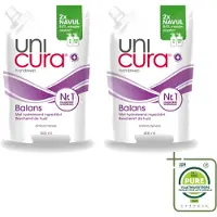Unicura 2 x – Vloeibare Handzeep Navulling – Balans – 500 ml - Grootverpakking - Vaatwasstrips - Handzeep - Antibacterieel - Zeepnavulling - Huidbescherming - Handen Reinigen