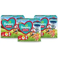 Pampers 3 x – Luierbroekjes – Pants Paw Patrol Maat 4 – 72 Luiers - Voordeelverpakking - 3 stuks