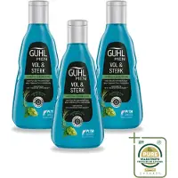 Guhl 3 x Men Vol & Sterk shampoo - 250 ml - Voordeelverpakking - 3 stuks