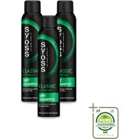 Syoss 3 x Anti-Vet droogshampoo - 200 ml - Grote verpakking - 3 stuks