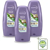 Unilever 3 x Andrélon Milde & Zachte Conditioner - 250 ml - Grote verpakking - 3 stuks
