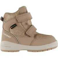 Viking Winterstiefel - Tex - Fun - Beige m. Glitzer - - 28 - Winterstiefel