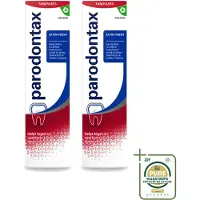 Parodontax 2 x – Tandpasta – Extra Fresh – 75 ml - Wasstrips - Tandpasta Voor Bloedend Tandvlees - Gezond Tandvlees - Tandpasta Met Fluoride - Frisse Mond - Tandpasta Extra Fresh
