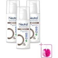 Neutral 3 x – Dagcrème – Parfumvrij – 50 ml - Bulkverpakking - Gevoelige huid - Douchemop - Dagcrème
