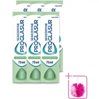 Sensodyne 6 x – Tandpasta – Proglasur Daily Protection – 75 ml - Bulkverpakking - Tanderosis bescherming - Douchemop - Gevoelige tanden