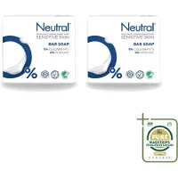 Neutral 2 x – Zeepblok – Parfumvrij – 2×100 g - Wasstrips - Gevoelige Huid - Droge Huid - Milde Zeep - PH-neutraal - Parfumvrij