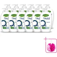 Neutral 12 x - Vloeibare Handzeep - Gevoelige Huid - 0% Parfum & Kleurstof - 100% Biologisch Afbreekbaar - 250 ml - Bulkverpakking - Vloeibare handzeep - Douchemop - Gevoelige huid