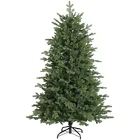 vidaXL Kunstmatige Hinged Kerstboom 210 cm PVC en Metaal Groen
