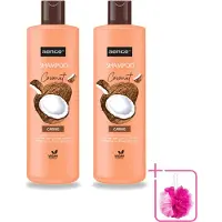 Sence 2 x - Coconut - Shampoo - Verzorgend - 400 ml - Voordeelverpakking - Bulkverpakking - Kokos shampoo - Douchemop - Droog haar shampoo