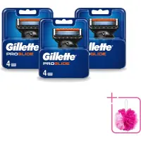 Gillette 3 x - Fusion5 ProGlide – Scheermesjes – Navulmesjes – 4 Mesjes - Bulkverpakking - Scheermesjes - Douchemop - Scheren