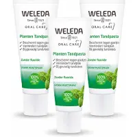 Weleda 3 x - Planten tandpasta - 75 ml - Voordeelverpakking - 3 stuks
