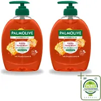 Palmolive 2 x – Handzeep – Hygiëne Plus Family – 300 ml - Grootverpakking - Vaatwasstrips - Handzeep - Hygiëne - Handen Reinigen - Bacteriën Bestrijden - Gezin