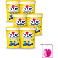 D'Or 6 x - Natuurzuivere Zachte Zeep - Vast Zeepmiddel - Voor Vloeren en Was - 1 kg - Bulkverpakking - Natuurlijke zeep - Douchemop - Reiniging