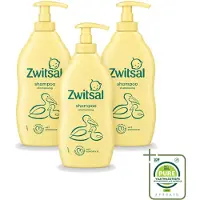 Zwitsal 3 x – Babyshampoo – Mild & Verzorgend – 400 ml - Grootverpakking - Vaatwasstrips - Babyshampoo - Babyshampoo - Baby Haar Verzorging - Gevoelige Huid - Anti-prik Shampoo
