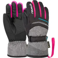 Reusch Sporthandschoenen 'Bolt GTX Junior' lichtblauw / grijs gemêleerd / pink / zwart