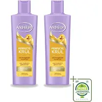 Unilever 2 x Andrélon Shampoo voor perfecte krullen - 250 ml - Grote verpakking - 2 stuks