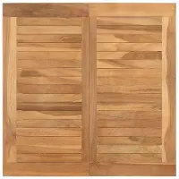 vidaXL Salontafel bruin, 60 x 60 x 36 cm, massief teakhout