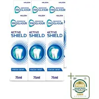 Sensodyne 6 x - Tandpasta - ProGlasur Active Shield - Fresh Mint - Frisse Munt - 75 ml - Wasstrips - Tandpasta - Glazuurbescherming - Gaatjesvoorkomen - Suikerzuren - Frisse Mond