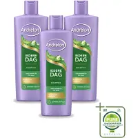 Unilever 3 x Andrélon Shampoo, Dagelijks gebruik met zonnebloemolie, 400 ml - Grote verpakking - 3 stuks