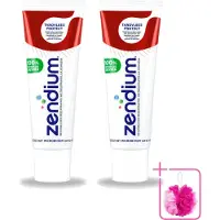 Zendium 2 x – Tandpasta – Tandvlees Protect – 75 ml - Bulkverpakking - Gevoelig tandvlees - Douchemop - Tandvlees bescherming