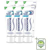 Sensodyne 6 x – Tandpasta – Rapid Relief – 75 ml - Grootverpakking - Vaatwasstrips - Gevoelige Tanden - Tandpasta - Pijnverlichting - Tandgevoeligheid - Tandborstel