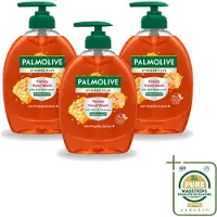 Palmolive 3 x – Handzeep – Hygiëne Plus Family – 300 ml - Wasstrips - Handzeep - Hygiëne - Gezin - Handhygiëne - Bacteriën