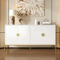 Fortuna Lai dressoir, kast en opbergkast – Kommode voor woonkamer, eetkamer en hal – 162 x 40 x 80 cm (B/H/D)