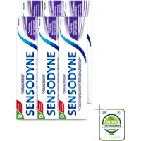 Sensodyne 6 x - Tandpasta - Gum Protection - Tandvleesverzorging - 75 ml - Grootverpakking - Vaatwasstrips - Gevoelige Tanden - Tandvleesbescherming - Tandpasta - Fluoride - Tandplak