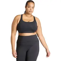 Adidas - Women's Optime MS 3-Strips PS - Sportbeha 1X, blauw