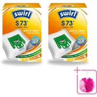 Swirl 2 x – Stofzuigerzakken – S73 – 4 zakken - Bulkverpakking - Stofzuigerzakken - Douchemop - Zuigkracht