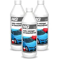 Hg 3 x - Autoreiniger & Beschermer - Houdt Langer Schoon - 50 tot 60 Wasbeurten - 1L - Voordeelverpakking - 3 stuks