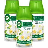 Air Wick 3 x Freshmatic - Luchtverfrisser - Navulling Automatische Spray - Jasmijn en Witte Bloemen - 250ml - Voordeelverpakking - 3 stuks