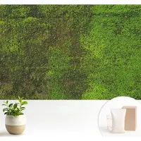 Wallfluent Fotobehang - Groente Vliesbehang - 104x70 cm - Groene Loper Muurschildering - Gang behang Texturen - Fotobehang Vlies - Gang behang