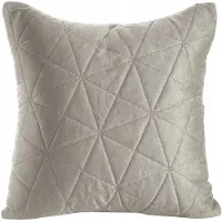 Eurofirany Decoratieve kussenhoezen Velours Beige 40x40 cm