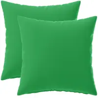 vidaXL Kussensloop 2 st HEERLEN Groen 45 x 45 cm Polyester