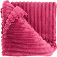 Unique living Plaid Lex Fuchsia 150 X 200 Cm