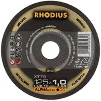 Rhodius XT70 PACK 211081 Doorslijpschijf recht 125 mm 50 stuk(s) RVS, Staal