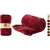 Home & Styling Plaid 120x150cm Hert 4ass Kl Verschillende verschillende Polyester Home &