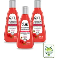 Guhl 3 x Kleurbehoudende en verzorgende shampoo - 250 ml - Voordeelverpakking - 3 stuks