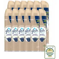 Glade 12 x – Luchtverfrisser Spray – Romantic Vanilla Blossom – 300 ml - Wasstrips - Luchtverfrisser Spray - Geur Tegen Geurtjes - Vanille Geur - Orchidee En Sandelhout - Warme Geur