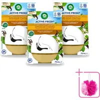 Air Wick 3 x Decosphere - Luchtverfrisser - Vanille & Kamperfoelie - 75ml - Bulkverpakking - Luchtverfrisser - Douchemop - Geur