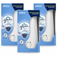Glade 3 x - Houder Sense & Spray - Pure Clean Linen - 18 ml - Voordeelverpakking - 3 stuks