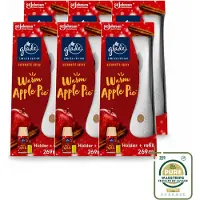 Glade 6 x - Houder Automatische Spray - Warme Appeltaart Limited Edition - 269 ml - Wasstrips - Automatische Luchtverfrisser - Warme Appelgeur - Geur Van Warme Appeltaart - Huisgeur - Geur In Huis