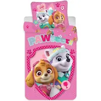 Paw Patrol peuterdekbedovertrek Skye en Everest 100 x 135 cm Katoen
