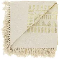 Unique living - Plaid Tari Gold -125x150cm
