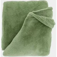 Unique living Plaid Justin Tea Green-220 x 240 cm