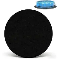 Merkloos Zwembadonderlegger 305 cm, antislip, rond, voor tuin